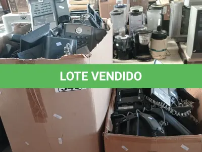 LOTE 349 - 01 LOTE COM GRANDE QUANTIDADE DE APARELHOS DE TELEFONE MARCAS E MODELOS DIVERSOS. (NO ESTADO, LEILÃO NÃO TEM GARANTIA E NEM DEVOLUÇÃO, SUJEITO A POSSÍVEIS AVARIAS VISÍVEIS/OCULTAS E/OU AUSÊNCIA DE COMPONENTES).
