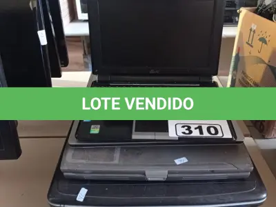 LOTE 310 - 08 NOTEBOOK’S E 01 NETBOOK MARCAS E MODELOS DIVERSOS PARA RETIRADA DE PEÇAS. (NO ESTADO, LEILÃO NÃO TEM GARANTIA E NEM DEVOLUÇÃO, SUJEITO A POSSÍVEIS AVARIAS VISÍVEIS/OCULTAS E/OU AUSÊNCIA DE COMPONENTES).