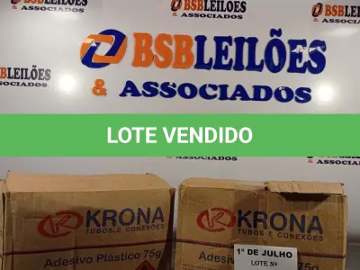LOTE 200 - 02 CAIXAS COM ADESIVO PLÁSTICO PARA TUBOS E CONEXÕES DE PVC RÍGIDO LINHA ÁGUA FRIA 75G COM 30 BISNAGAS CADA. (NO ESTADO, LEILÃO NÃO TEM GARANTIA E NEM DEVOLUÇÃO, SUJEITO A POSSÍVEIS AVARIAS VISÍVEIS/OCULTAS E/OU AUSÊNCIA DE COMPONENTES).