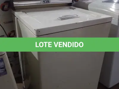 LOTE 438 - 01 MÁQUINA DE LAVAR ROUPAS MARCA BRASTEMP 220V. (NO ESTADO, LEILÃO NÃO TEM GARANTIA E NEM DEVOLUÇÃO, SUJEITO A POSSÍVEIS AVARIAS VISÍVEIS/OCULTAS E/OU AUSÊNCIA DE COMPONENTES).
