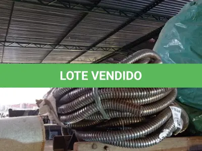 LOTE 194 - 02 ROLOS DE MANGUEIRA COPEX EM METAL. (NO ESTADO, LEILÃO NÃO TEM GARANTIA E NEM DEVOLUÇÃO, SUJEITO A POSSÍVEIS AVARIAS VISÍVEIS/OCULTAS E/OU AUSÊNCIA DE COMPONENTES).