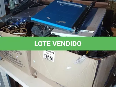 LOTE 190 - 01 LOTE COM MATERIAIS DIVERSOS. (NO ESTADO, LEILÃO NÃO TEM GARANTIA E NEM DEVOLUÇÃO, SUJEITO A POSSÍVEIS AVARIAS VISÍVEIS/OCULTAS E/OU AUSÊNCIA DE COMPONENTES).