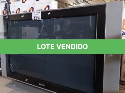 LOTE 251 - 01 TV MARCA PHILIPS 42” POL COM AVARIAS. (NO ESTADO, LEILÃO NÃO TEM GARANTIA E NEM DEVOLUÇÃO, SUJEITO A POSSÍVEIS AVARIAS VISÍVEIS/OCULTAS E/OU AUSÊNCIA DE COMPONENTES).