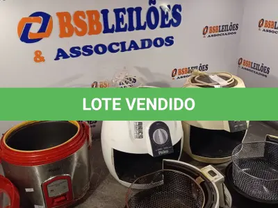 LOTE 145 - 01 PANELA ELÉTRICA E 02 AIR FRY MARCAS E MODELOS DIVERSOS. (NO ESTADO, LEILÃO NÃO TEM GARANTIA E NEM DEVOLUÇÃO, SUJEITO A POSSÍVEIS AVARIAS VISÍVEIS/OCULTAS E/OU AUSÊNCIA DE COMPONENTES).