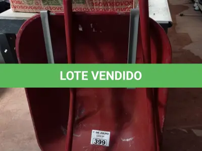 LOTE 399 - 03 PEÇAS PARA CARRINHO DE MÃO. (NO ESTADO, LEILÃO NÃO TEM GARANTIA E NEM DEVOLUÇÃO, SUJEITO A POSSÍVEIS AVARIAS VISÍVEIS/OCULTAS E/OU AUSÊNCIA DE COMPONENTES).