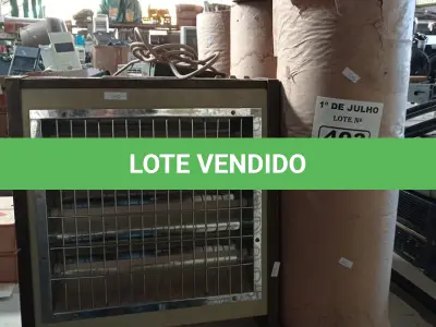 LOTE 403 - 03 BOBINAS DE PAPEL, 01 AQUECEDOR E MATERIAIS DIVERSOS. (NO ESTADO, LEILÃO NÃO TEM GARANTIA E NEM DEVOLUÇÃO, SUJEITO A POSSÍVEIS AVARIAS VISÍVEIS/OCULTAS E/OU AUSÊNCIA DE COMPONENTES).