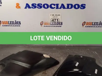 LOTE 471 - 02 TAMPAS LATERAIS DE MOTO HARLEI DAVIDSON. (NO ESTADO, LEILÃO NÃO TEM GARANTIA E NEM DEVOLUÇÃO, SUJEITO A POSSÍVEIS AVARIAS VISÍVEIS/OCULTAS E/OU AUSÊNCIA DE COMPONENTES).