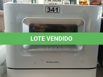 LOTE 341 - 01 LAVA-LOUÇAS MARCA ELECTROLUX. (NO ESTADO, LEILÃO NÃO TEM GARANTIA E NEM DEVOLUÇÃO, SUJEITO A POSSÍVEIS AVARIAS VISÍVEIS/OCULTAS E/OU AUSÊNCIA DE COMPONENTES).