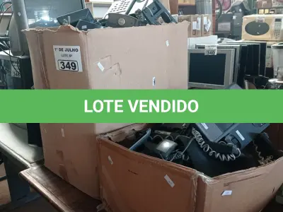 LOTE 349 - 01 LOTE COM GRANDE QUANTIDADE DE APARELHOS DE TELEFONE MARCAS E MODELOS DIVERSOS. (NO ESTADO, LEILÃO NÃO TEM GARANTIA E NEM DEVOLUÇÃO, SUJEITO A POSSÍVEIS AVARIAS VISÍVEIS/OCULTAS E/OU AUSÊNCIA DE COMPONENTES).