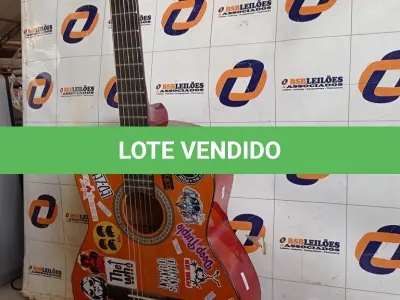 LOTE 258 - 01 VIOLÃO MARCA GIANINI MODELO N-14N. (NO ESTADO, LEILÃO NÃO TEM GARANTIA E NEM DEVOLUÇÃO, SUJEITO A POSSÍVEIS AVARIAS VISÍVEIS/OCULTAS E/OU AUSÊNCIA DE COMPONENTES).