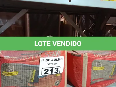 LOTE 213 - 02 CAIXAS DE DRYKOTEC 5500 18KG. (NO ESTADO, LEILÃO NÃO TEM GARANTIA E NEM DEVOLUÇÃO, SUJEITO A POSSÍVEIS AVARIAS VISÍVEIS/OCULTAS E/OU AUSÊNCIA DE COMPONENTES).