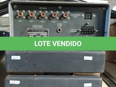 LOTE 404 - 03 RÁDIOS COMUNICADORES MARCAS E MODELOS DIVERSOS. (NO ESTADO, LEILÃO NÃO TEM GARANTIA E NEM DEVOLUÇÃO, SUJEITO A POSSÍVEIS AVARIAS VISÍVEIS/OCULTAS E/OU AUSÊNCIA DE COMPONENTES).
