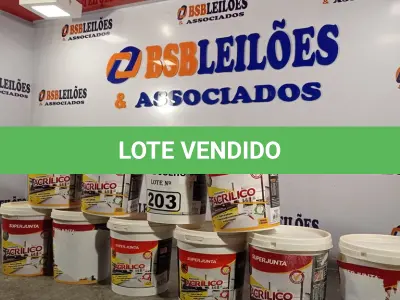 LOTE 203 - 10 QUILOS DE REJUNTAMENTO ACRÍLICO SUPER JUNTA. (NO ESTADO, LEILÃO NÃO TEM GARANTIA E NEM DEVOLUÇÃO, SUJEITO A POSSÍVEIS AVARIAS VISÍVEIS/OCULTAS E/OU AUSÊNCIA DE COMPONENTES).