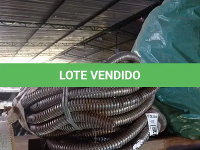 LOTE 194 - 02 ROLOS DE MANGUEIRA COPEX EM METAL. (NO ESTADO, LEILÃO NÃO TEM GARANTIA E NEM DEVOLUÇÃO, SUJEITO A POSSÍVEIS AVARIAS VISÍVEIS/OCULTAS E/OU AUSÊNCIA DE COMPONENTES).