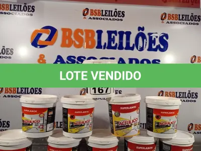 LOTE 167 - 10 QUILOS DE REJUNTAMENTO ACRÍLICO SUPER JUNTA. (NO ESTADO, LEILÃO NÃO TEM GARANTIA E NEM DEVOLUÇÃO, SUJEITO A POSSÍVEIS AVARIAS VISÍVEIS/OCULTAS E/OU AUSÊNCIA DE COMPONENTES).