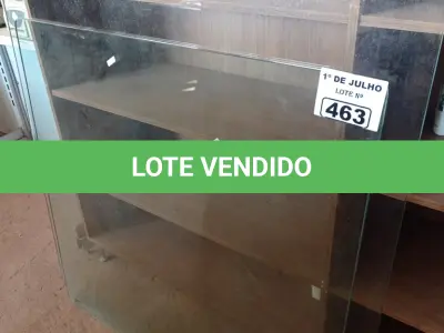 LOTE 463 - 02 TAMPOS DE VIDRO NAS MEDIDAS: 0.90X0.90CM/ 1.80X1.00M. (NO ESTADO, LEILÃO NÃO TEM GARANTIA E NEM DEVOLUÇÃO, SUJEITO A POSSÍVEIS AVARIAS VISÍVEIS/OCULTAS E/OU AUSÊNCIA DE COMPONENTES).