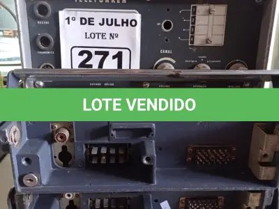 LOTE 271 - 03 RÁDIOS COMUNICADORES MARCAS E MODELOS DIVERSOS. (NO ESTADO, LEILÃO NÃO TEM GARANTIA E NEM DEVOLUÇÃO, SUJEITO A POSSÍVEIS AVARIAS VISÍVEIS/OCULTAS E/OU AUSÊNCIA DE COMPONENTES).