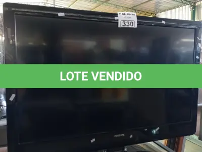 LOTE 330 - 01 TV PHILIPS 42” POL PARA RETIRADA DE PEÇAS. (NO ESTADO, LEILÃO NÃO TEM GARANTIA E NEM DEVOLUÇÃO, SUJEITO A POSSÍVEIS AVARIAS VISÍVEIS/OCULTAS E/OU AUSÊNCIA DE COMPONENTES).