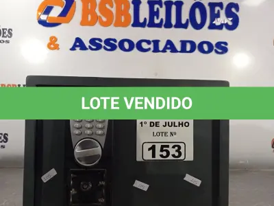 LOTE 153 - 01 COFRE DE PAREDE ELETRÔNICO. (NO ESTADO, LEILÃO NÃO TEM GARANTIA E NEM DEVOLUÇÃO, SUJEITO A POSSÍVEIS AVARIAS VISÍVEIS/OCULTAS E/OU AUSÊNCIA DE COMPONENTES).