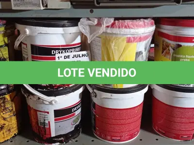 LOTE 175 - 07 BALDES DE DRYKOPRIMER ACQUA, 01 BALDE DE DRYKOVEDA, 01 BALDE DE NELTROL E 01 BALDE DE SIKA IGOL-2 3,6L. (NO ESTADO, LEILÃO NÃO TEM GARANTIA E NEM DEVOLUÇÃO, SUJEITO A POSSÍVEIS AVARIAS VISÍVEIS/OCULTAS E/OU AUSÊNCIA DE COMPONENTES).