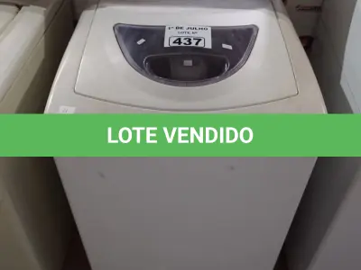 LOTE 437 - 01 MÁQUINA DE LAVAR ROUPAS MARCA CÔNSUL 5KG 220V. (NO ESTADO, LEILÃO NÃO TEM GARANTIA E NEM DEVOLUÇÃO, SUJEITO A POSSÍVEIS AVARIAS VISÍVEIS/OCULTAS E/OU AUSÊNCIA DE COMPONENTES).