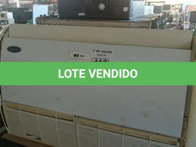 LOTE 418 - 01 AR CONDICIONADO MARCA CARRIER, 01 RADIADOR AUTOMOTIVO E 01 CPU MARCAS E MODELOS DIVERSOS PARA RETIRADA DE PEÇAS. (NO ESTADO, LEILÃO NÃO TEM GARANTIA E NEM DEVOLUÇÃO, SUJEITO A POSSÍVEIS AVARIAS VISÍVEIS/OCULTAS E/OU AUSÊNCIA DE COMPONENTES).