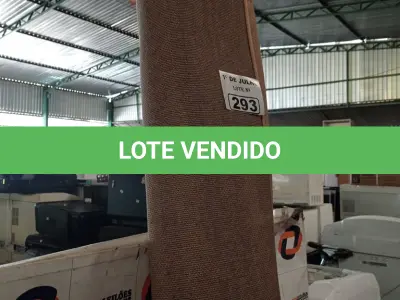 LOTE 293 - 01 TAPETE. (NO ESTADO, LEILÃO NÃO TEM GARANTIA E NEM DEVOLUÇÃO, SUJEITO A POSSÍVEIS AVARIAS VISÍVEIS/OCULTAS E/OU AUSÊNCIA DE COMPONENTES).