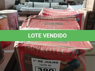 LOTE 390 - 02 CAIXAS DE DRYKOTEC 5500/7700 18KG. (NO ESTADO, LEILÃO NÃO TEM GARANTIA E NEM DEVOLUÇÃO, SUJEITO A POSSÍVEIS AVARIAS VISÍVEIS/OCULTAS E/OU AUSÊNCIA DE COMPONENTES).