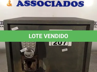 LOTE 207 - 01 COFRE DE PAREDE ELETRÔNICO. (NO ESTADO, LEILÃO NÃO TEM GARANTIA E NEM DEVOLUÇÃO, SUJEITO A POSSÍVEIS AVARIAS VISÍVEIS/OCULTAS E/OU AUSÊNCIA DE COMPONENTES).