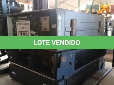 LOTE 353 - 03 RÁDIOS COMUNICADORES MARCAS E MODELOS DIVERSOS. (NO ESTADO, LEILÃO NÃO TEM GARANTIA E NEM DEVOLUÇÃO, SUJEITO A POSSÍVEIS AVARIAS VISÍVEIS/OCULTAS E/OU AUSÊNCIA DE COMPONENTES).