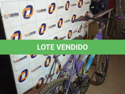 LOTE 223 - 01 BICICLETA ARO 24. (NO ESTADO, LEILÃO NÃO TEM GARANTIA E NEM DEVOLUÇÃO, SUJEITO A POSSÍVEIS AVARIAS VISÍVEIS/OCULTAS E/OU AUSÊNCIA DE COMPONENTES).