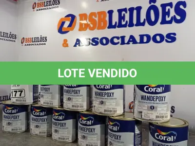 LOTE 177 - 11 LATAS DE CATALISADOR EXCLUSIVO PARA MASSA E FUNDO EPÓXI. (NO ESTADO, LEILÃO NÃO TEM GARANTIA E NEM DEVOLUÇÃO, SUJEITO A POSSÍVEIS AVARIAS VISÍVEIS/OCULTAS E/OU AUSÊNCIA DE COMPONENTES).