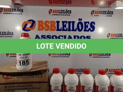 LOTE 185 - 12 FRASCOS DE ADESIVO PLÁSTICO PARA TUBOS E CONEXÕES DE PVC RÍGIDO LINHA ÁGUA FRIA. (NO ESTADO, LEILÃO NÃO TEM GARANTIA E NEM DEVOLUÇÃO, SUJEITO A POSSÍVEIS AVARIAS VISÍVEIS/OCULTAS E/OU AUSÊNCIA DE COMPONENTES).