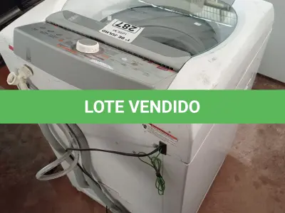 LOTE 287 - 01 MÁQUINA DE LAVAR MARCA BRASTEMP 11KG 220V. (NO ESTADO, LEILÃO NÃO TEM GARANTIA E NEM DEVOLUÇÃO, SUJEITO A POSSÍVEIS AVARIAS VISÍVEIS/OCULTAS E/OU AUSÊNCIA DE COMPONENTES).