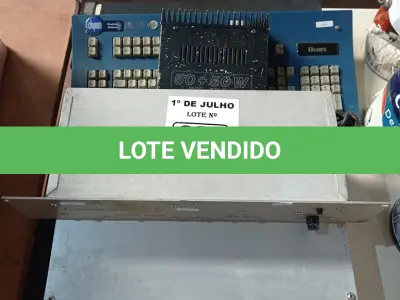 LOTE 392 - 04 EQUIPAMENTOS ELETRÔNICOS DIVERSOS. (NO ESTADO, LEILÃO NÃO TEM GARANTIA E NEM DEVOLUÇÃO, SUJEITO A POSSÍVEIS AVARIAS VISÍVEIS/OCULTAS E/OU AUSÊNCIA DE COMPONENTES).