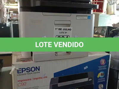 LOTE 304 - 01 IMPRESSORA SAMSUNG XPRESS C480FW E 02 IMPRESSORAS EPSON C92. (NO ESTADO, LEILÃO NÃO TEM GARANTIA E NEM DEVOLUÇÃO, SUJEITO A POSSÍVEIS AVARIAS VISÍVEIS/OCULTAS E/OU AUSÊNCIA DE COMPONENTES).