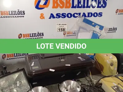LOTE 156 - 04 EQUIPAMENTOS ELETRÔNICOS DIVERSOS.  (NO ESTADO, LEILÃO NÃO TEM GARANTIA E NEM DEVOLUÇÃO, SUJEITO A POSSÍVEIS AVARIAS VISÍVEIS/OCULTAS E/OU AUSÊNCIA DE COMPONENTES).