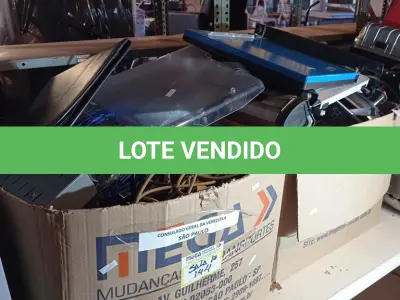LOTE 190 - 01 LOTE COM MATERIAIS DIVERSOS. (NO ESTADO, LEILÃO NÃO TEM GARANTIA E NEM DEVOLUÇÃO, SUJEITO A POSSÍVEIS AVARIAS VISÍVEIS/OCULTAS E/OU AUSÊNCIA DE COMPONENTES).