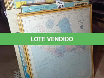 LOTE 307 - 01 LOTE COM VÁRIOS QUADROS DE ATLAS DIVERSOS. (NO ESTADO, LEILÃO NÃO TEM GARANTIA E NEM DEVOLUÇÃO, SUJEITO A POSSÍVEIS AVARIAS VISÍVEIS/OCULTAS E/OU AUSÊNCIA DE COMPONENTES).
