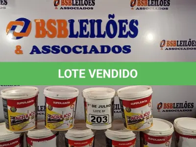 LOTE 203 - 10 QUILOS DE REJUNTAMENTO ACRÍLICO SUPER JUNTA. (NO ESTADO, LEILÃO NÃO TEM GARANTIA E NEM DEVOLUÇÃO, SUJEITO A POSSÍVEIS AVARIAS VISÍVEIS/OCULTAS E/OU AUSÊNCIA DE COMPONENTES).