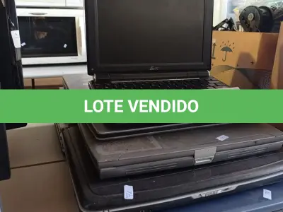 LOTE 310 - 08 NOTEBOOK’S E 01 NETBOOK MARCAS E MODELOS DIVERSOS PARA RETIRADA DE PEÇAS. (NO ESTADO, LEILÃO NÃO TEM GARANTIA E NEM DEVOLUÇÃO, SUJEITO A POSSÍVEIS AVARIAS VISÍVEIS/OCULTAS E/OU AUSÊNCIA DE COMPONENTES).