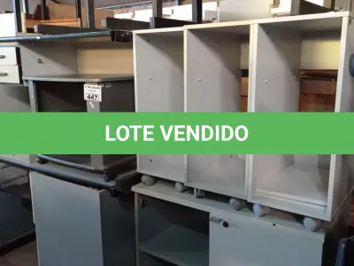 LOTE 447 - 01 LOTE COM VÁRIAS MESAS EM MADEIRA MARCAS E MODELOS DIVERSOS. (NO ESTADO, LEILÃO NÃO TEM GARANTIA E NEM DEVOLUÇÃO, SUJEITO A POSSÍVEIS AVARIAS VISÍVEIS/OCULTAS E/OU AUSÊNCIA DE COMPONENTES).