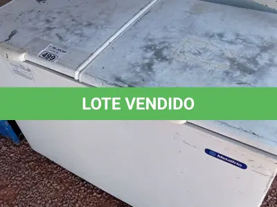 LOTE 499 - 01 FREEZER HORIZONTAL COM 02 TAMPAS MARCA METALFRIO 220V. (NO ESTADO, LEILÃO NÃO TEM GARANTIA E NEM DEVOLUÇÃO, SUJEITO A POSSÍVEIS AVARIAS VISÍVEIS/OCULTAS E/OU AUSÊNCIA DE COMPONENTES).