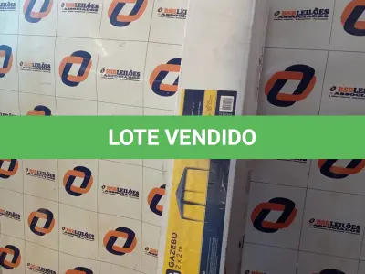 LOTE 121 - 01 - TENDA GAZEBO 2X2M POLIETILENO BRANCO - BEL LAZER (NO ESTADO, NÃO SABEMOS SE FUNCIONA. LEILÃO NÃO TEM GARANTIA E NEM DEVOLUÇÃO, SUJEITO A POSSÍVEIS AVARIAS VISÍVEIS/OCULTAS E/OU AUSÊNCIA DE COMPONENTES)