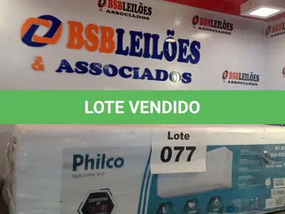 LOTE 077 - 01 - EVAPORADORA SPLIT PHILCO 9000 BTU/H FRIO - PAS9200F1 220V(NO ESTADO, NÃO SABEMOS SE FUNCIONA. LEILÃO NÃO TEM GARANTIA E NEM DEVOLUÇÃO, SUJEITO A POSSÍVEIS AVARIAS VISÍVEIS/OCULTAS E/OU AUSÊNCIA DE COMPONENTES)