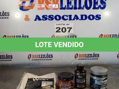 LOTE 207 - 04 - SUPLEMENTOS ALIMENTARES (NO ESTADO, NÃO SABEMOS SE FUNCIONA. LEILÃO NÃO TEM GARANTIA E NEM DEVOLUÇÃO, SUJEITO A POSSÍVEIS AVARIAS VISÍVEIS/OCULTAS E/OU AUSÊNCIA DE COMPONENTES)