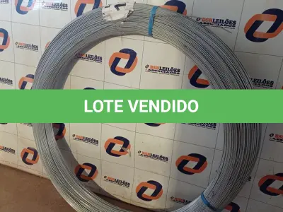 LOTE 136 - 01 - ARAME GERDAU PARA CERCA OVALADO 15 X 17 MM 1000 METROS (NO ESTADO, NÃO SABEMOS SE FUNCIONA. LEILÃO NÃO TEM GARANTIA E NEM DEVOLUÇÃO, SUJEITO A POSSÍVEIS AVARIAS VISÍVEIS/OCULTAS E/OU AUSÊNCIA DE COMPONENTES)