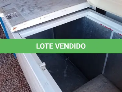 LOTE 499 - 01 FREEZER HORIZONTAL COM 02 TAMPAS MARCA METALFRIO 220V. (NO ESTADO, LEILÃO NÃO TEM GARANTIA E NEM DEVOLUÇÃO, SUJEITO A POSSÍVEIS AVARIAS VISÍVEIS/OCULTAS E/OU AUSÊNCIA DE COMPONENTES).
