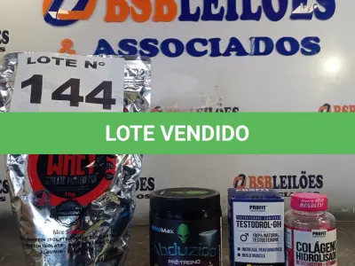 LOTE 144 - 04 - SUPLEMENTOS ALIMENTARES (NO ESTADO, NÃO SABEMOS SE FUNCIONA. LEILÃO NÃO TEM GARANTIA E NEM DEVOLUÇÃO, SUJEITO A POSSÍVEIS AVARIAS VISÍVEIS/OCULTAS E/OU AUSÊNCIA DE COMPONENTES)