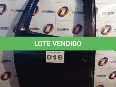 LOTE 018 - 01 - PORTA TRASEIRA DIREITA FIAT STRADA CABINE DUPLA 2013 A 2020 (NO ESTADO, NÃO SABEMOS SE FUNCIONA. LEILÃO NÃO TEM GARANTIA E NEM DEVOLUÇÃO, SUJEITO A POSSÍVEIS AVARIAS VISÍVEIS/OCULTAS E/OU AUSÊNCIA DE COMPONENTES)